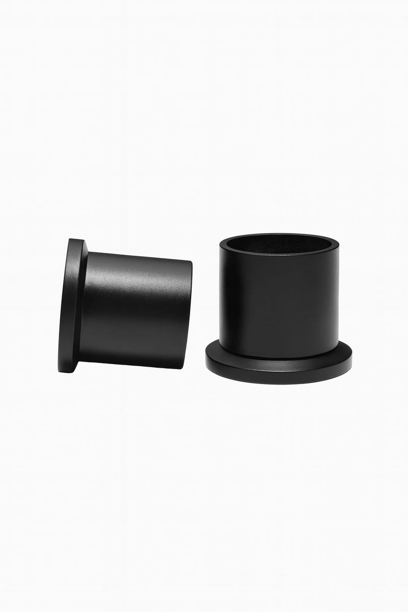 Colornest Wall to Wall Curtain Rod Bracket | 1 inch Curtain Rail Rod Holder Heavy-Duty – with Screws and Wall Plugs Pack of 2 | Black - Image 4