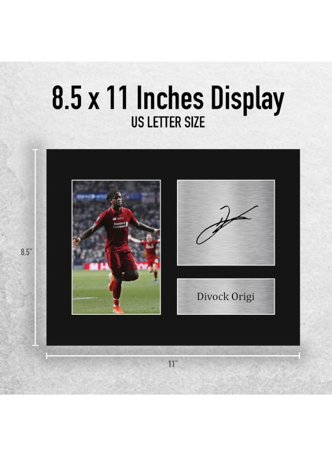 HWC Trading HWC Trading Divock Origi Liverpool Gifts Printed Signed Autograph Picture for Fans and Supporters  - Image 2