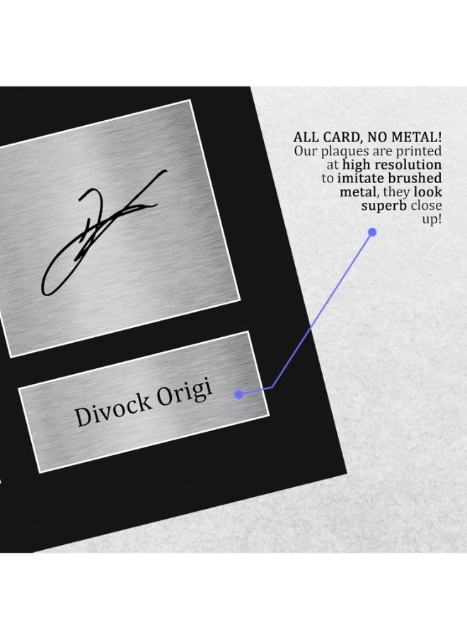 HWC Trading HWC Trading Divock Origi Liverpool Gifts Printed Signed Autograph Picture for Fans and Supporters  - Image 5