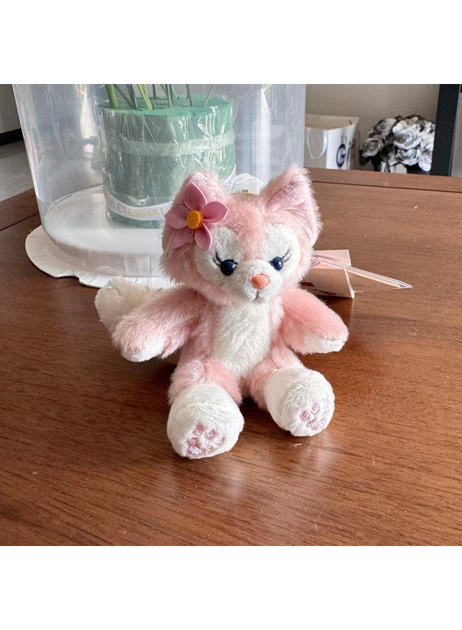 Sweet Face Star Dailou Shirley May Belle Plush Small Doll Bag Hanging Accessories Tote Bag Dragon Bag Pendant Keychain-Color:Sitting Belle-Height:Pendant - Image 1