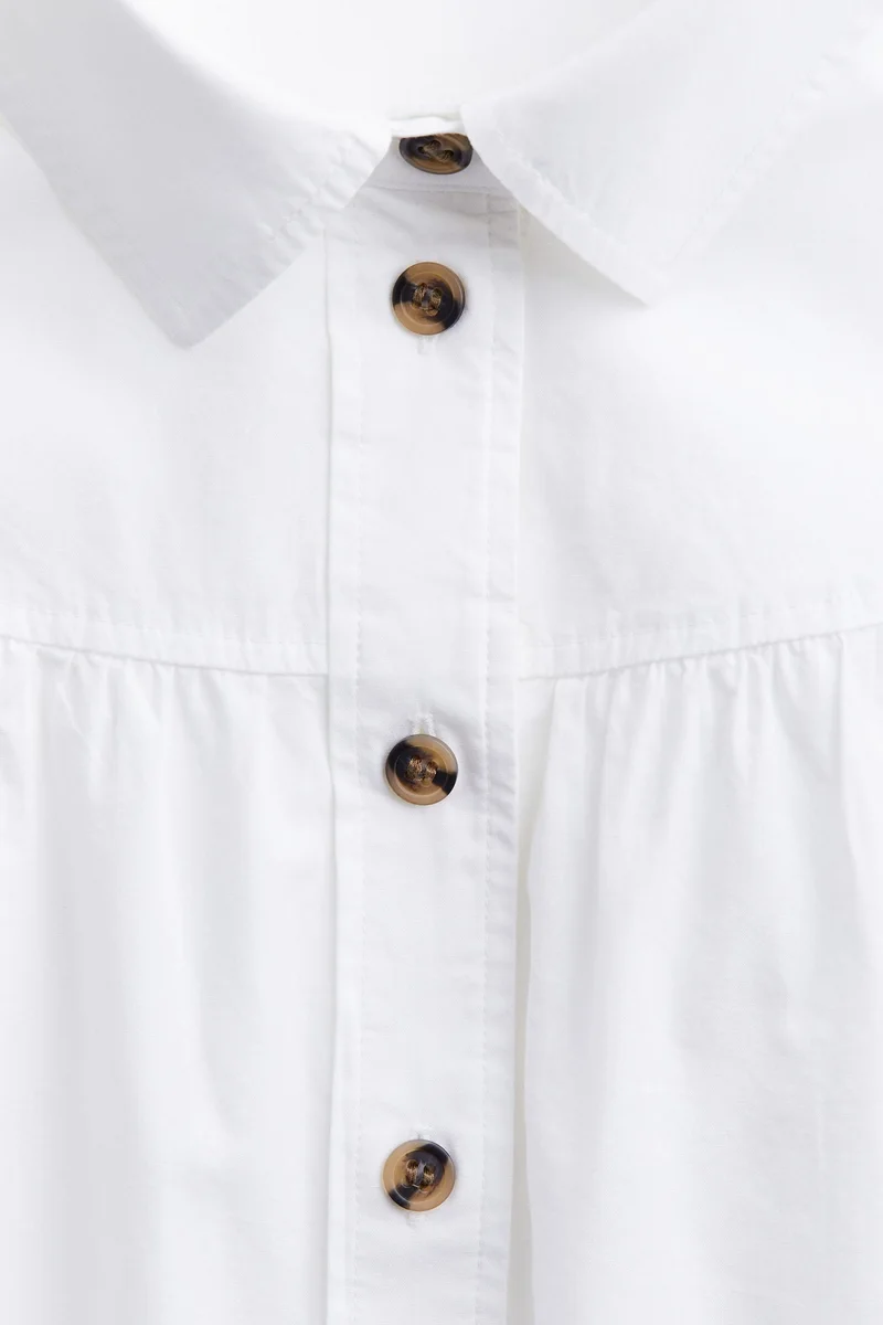 اتش اند ام بلوزة بأكمام بالون