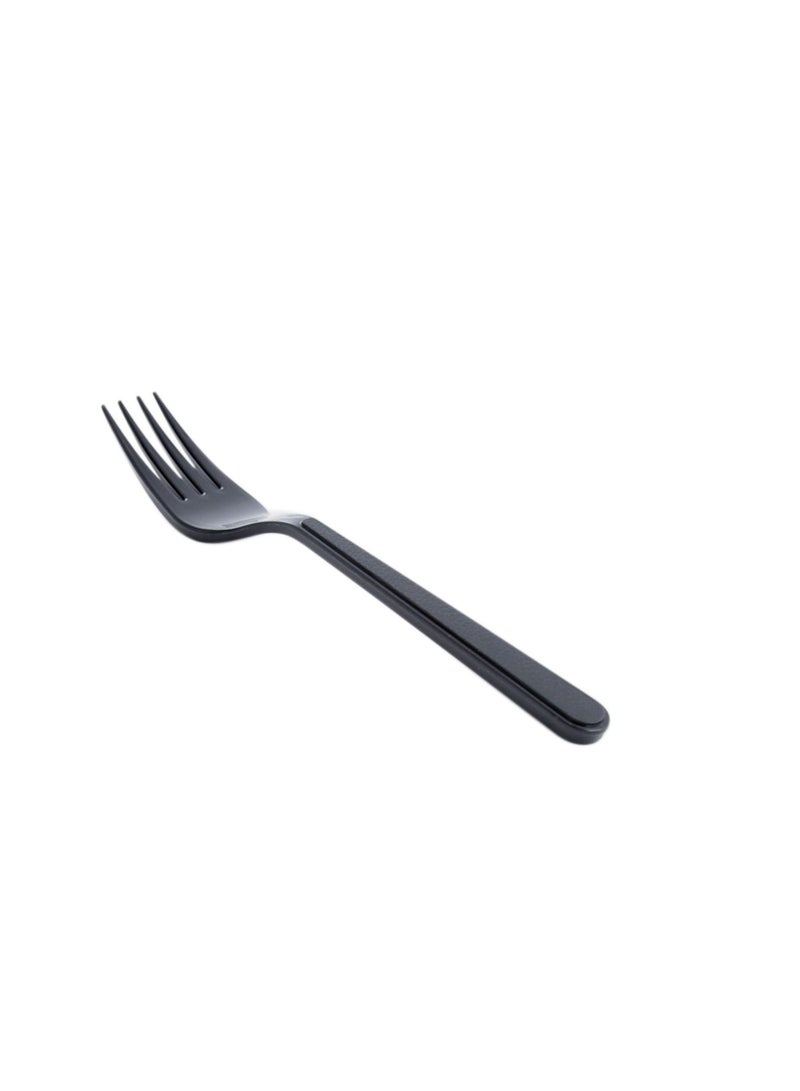 Falconpack شوكة بلاستيكية من فالكون سوداء – PP (1 عبوة × 50 قطعة) - Image 2