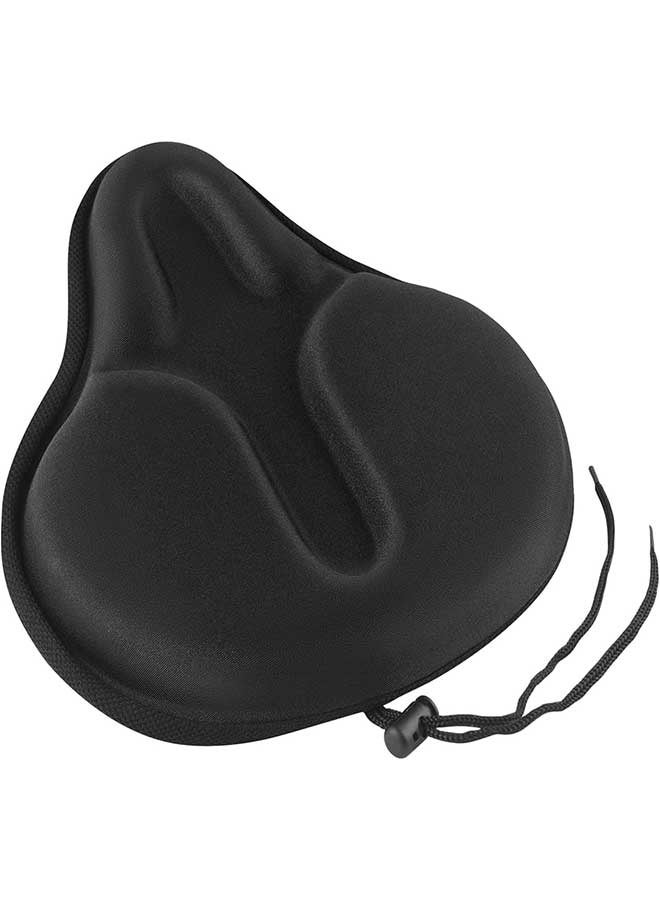 HOME-MART Gel Bike Seat Cushion,Bike Saddles Cover, HOME-MART Breathable Exercise Bicycle Seat Cover, Wide Foam & Extra Soft Gel Seat Cushion for Women Men, Fits Cruiser and Stationary Bikes - Image 1
