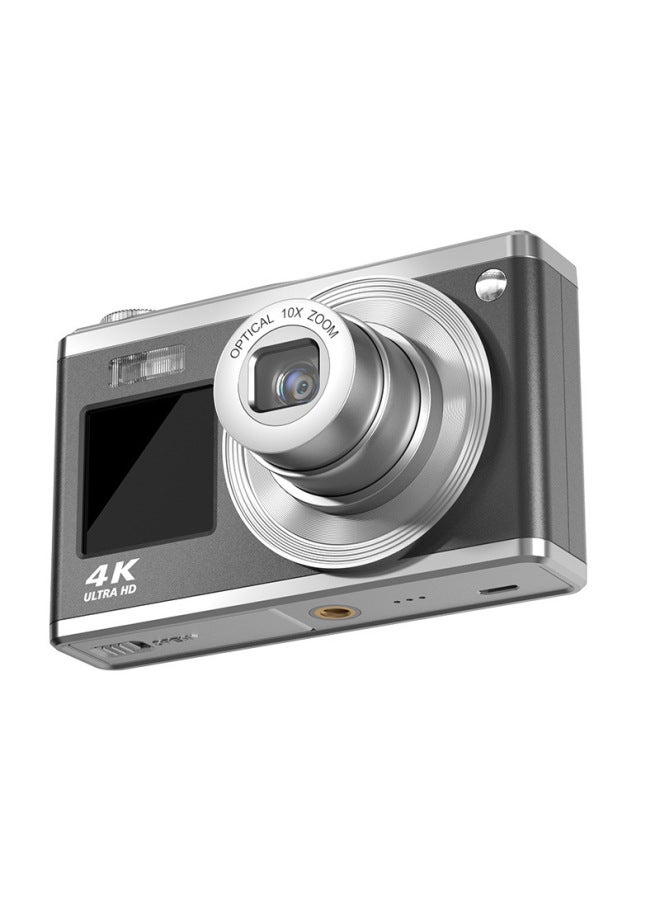 Generic 4k Ultra-high Definition Optical Zoom Digital Camera 6400 Million Pixels Photography Dual Screen Selfie Beauty Camera-Body Color:K23 White + OTG(micro/typec)  - Image 3