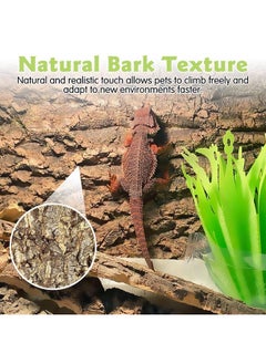 Kathson kathson 2PCS Thicker Cork Tile Background Bark 11.8 "L x 11.8" W x 0.7‘’ H Reptile Tank Terrarium Background Natural Reptile Climbing Mat for Spider Gecko Lizard Chameleon Bearded Dragon Snake  - Image 3