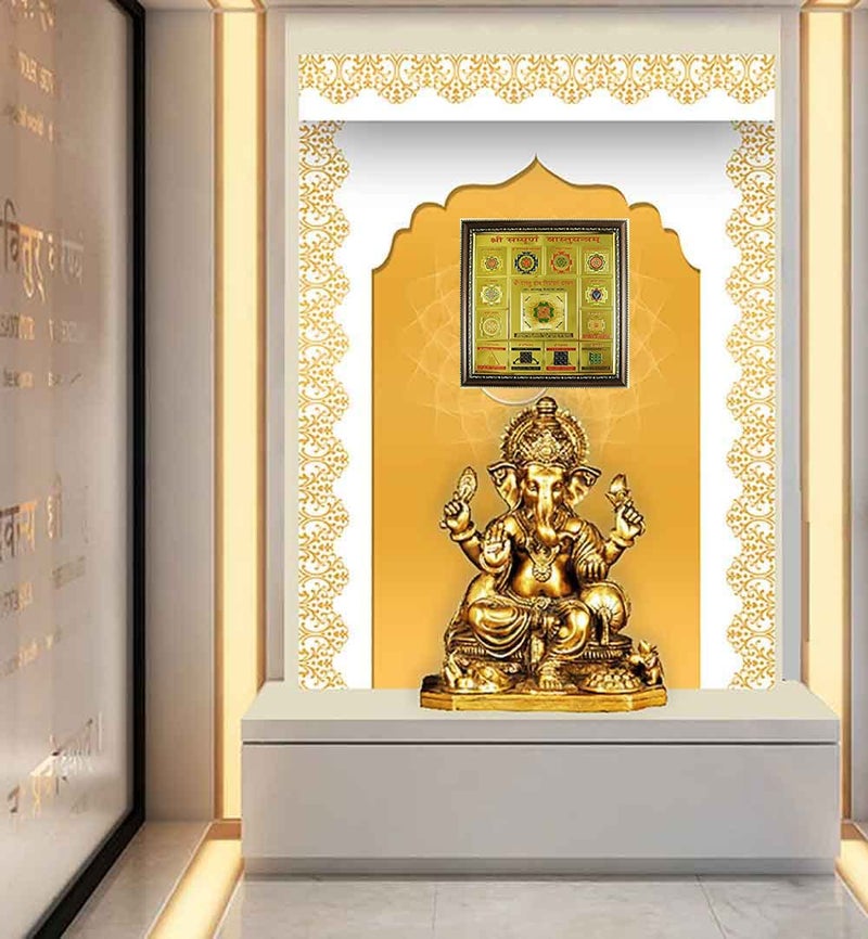eshoppee 27 x 27 cm vastu fengshui sampoorn sampurna vastu dosh Yantra Diwali Gift (ES1670) - Image 2