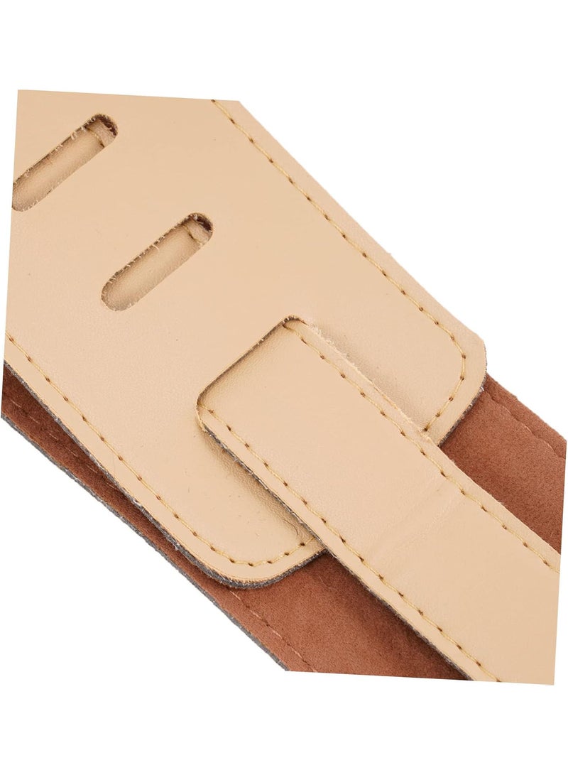 GGOOT 4pcs performance strap leather for crafting personalized guitar bass Guitar Sling Guitar Adjustable Strap ukulele belt Cloth Guitar Strap Folk Guitar Strap pu neck replace - Image 2