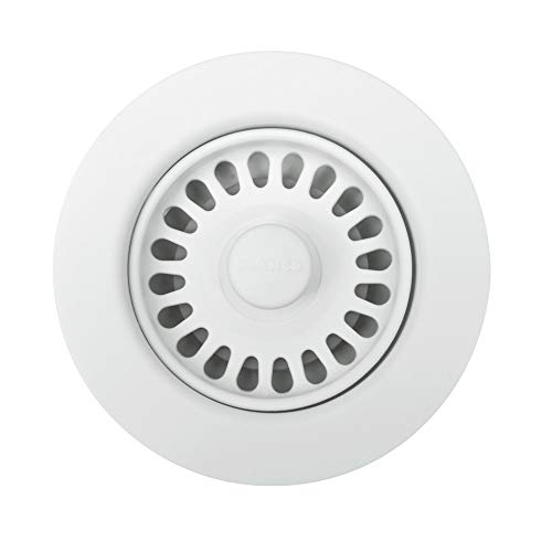 BLANCO, White 441091 SILGRANIT-Matched Kitchen Drain Basket Strainer, 3.5" - Image 1