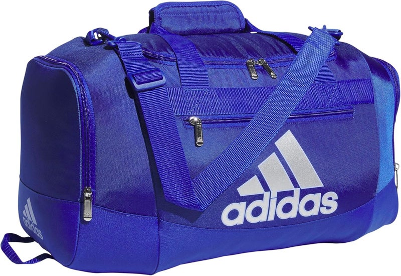 adidas Unisex Defender 40 Gym Duffel Bag for Men and Women Semi Lucid BlueSilver MetallicBlue Spark Small 38L - Image 1