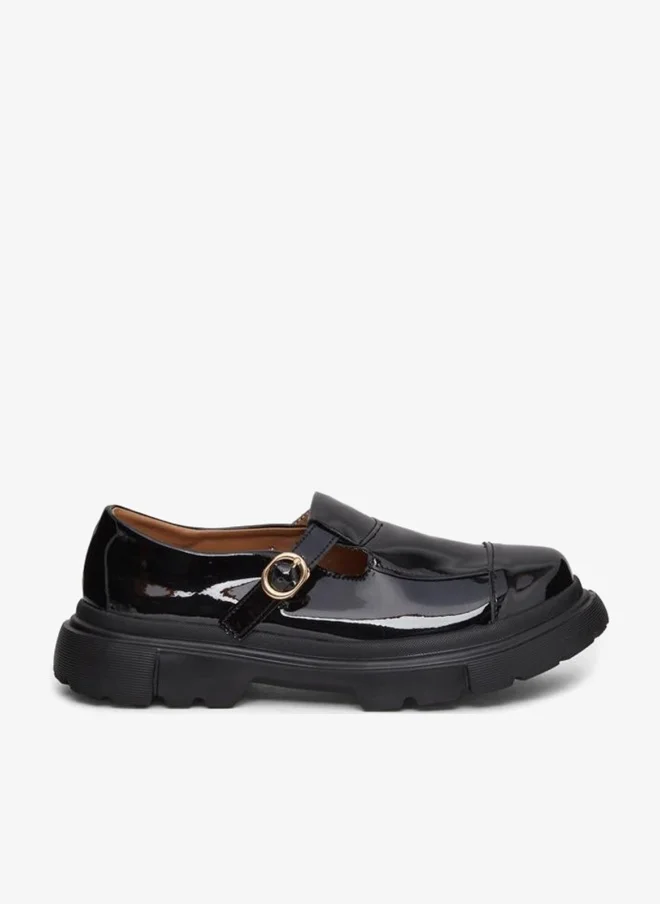Styli Styli Black Patent Leather Mary Jane Shoes
