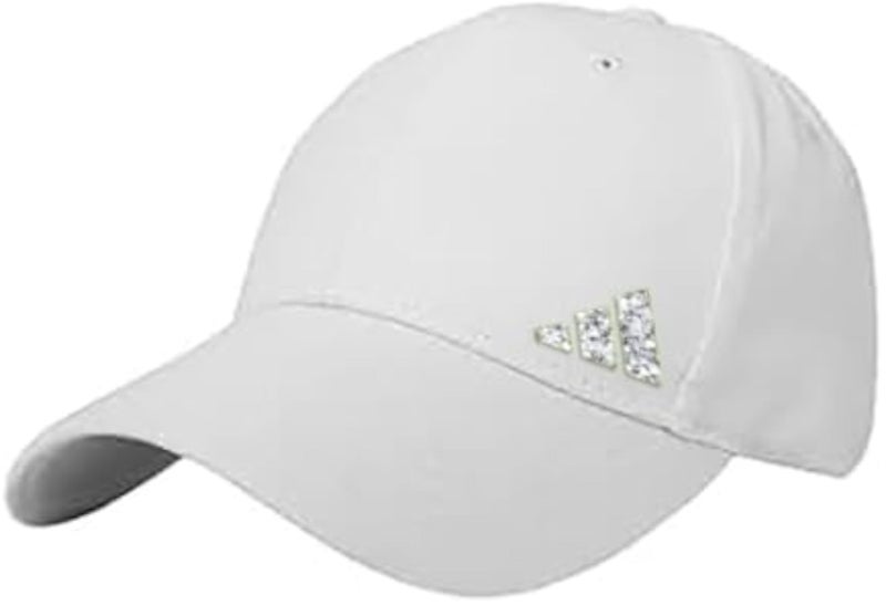 CAP (White) Logo Silver for men and women with sun protection.sports cap with distinctive shapes (A)