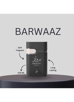 KHADLAJ Barwaaz Grey EDP 100 ML  - Image 3