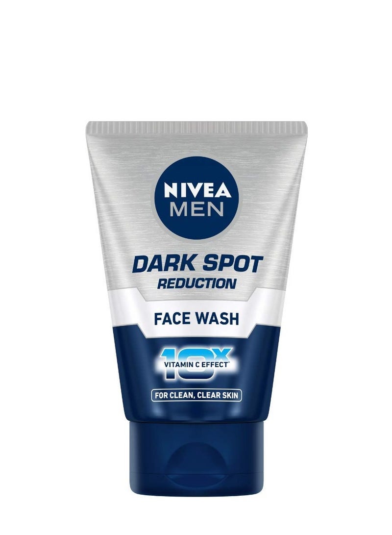 نيفيا غسول الوجه NIVEA MEN Dark Spot Reduction 100 جرام (عبوة من 3 قطع) | بخلاصة الجينكو والجينسنغ لبشرة نظيفة وصحية ونقية 10 أضعاف تأثير فيتامين سي لبشرة مشرقة لتقليل البقع الداكنة - Image 2