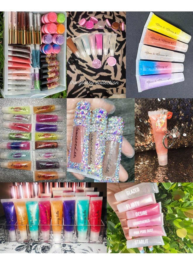 HONBAY - 10Pcs 8Ml Refillable Clear Empty Lip Gloss Balm Containers Soft Empty Tubes - Image 1