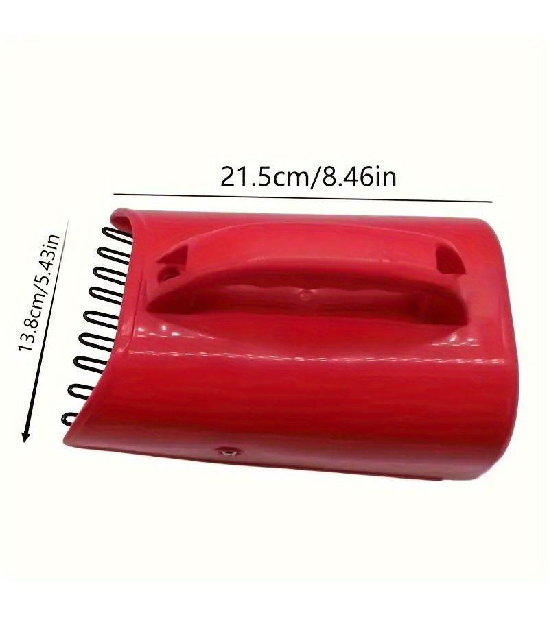 1pc Red Plastic Berry Picker For Blueberry Hawthorn Blackberry Lingonberry With Metal Comb Ergonomic Handle Blueberry Scoop - Image 3