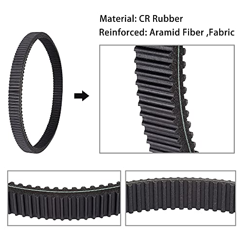 10L0L Golf Cart Clutch Drive Belt Fits EZGO RXV 2011 Up,OEM# 618630 - Image 3