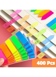400 Pcs, 4 Sheets Transparent Sticky Notes, Page Markers, Book Notes, Pop Up Index Tabs,Label, Flags Stickers