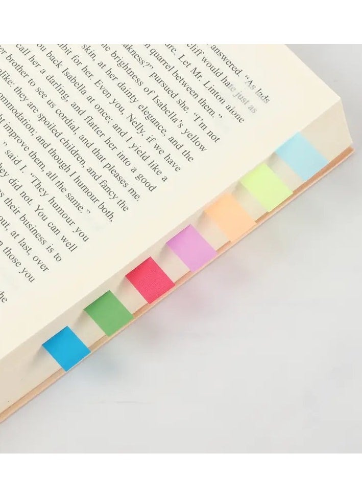 Generic - 400 Pcs, 4 Sheets Transparent Sticky Notes, Page Markers, Book Notes, Pop Up Index Tabs,Label, Flags Stickers - Image 1