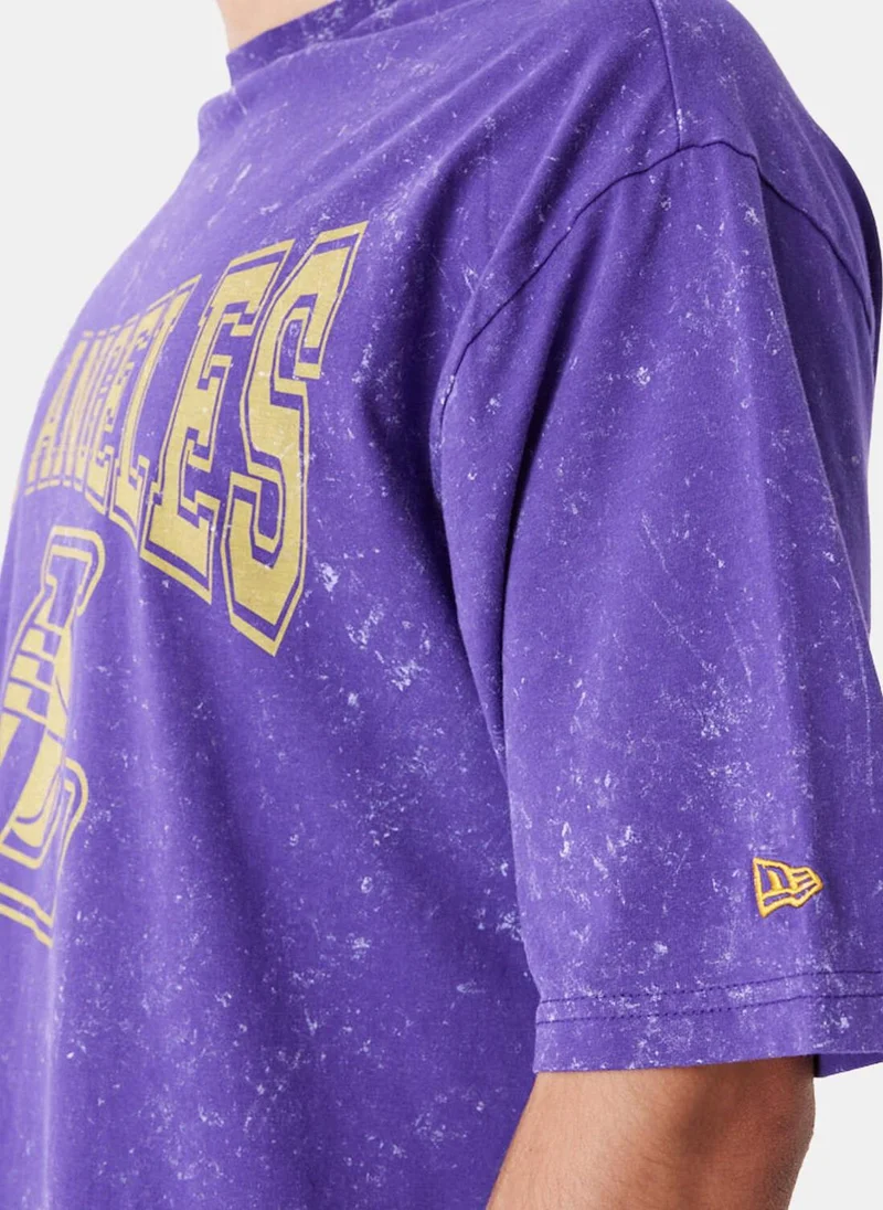 NEW ERA NBA Los Angeles Lakers Washed T-Shirt