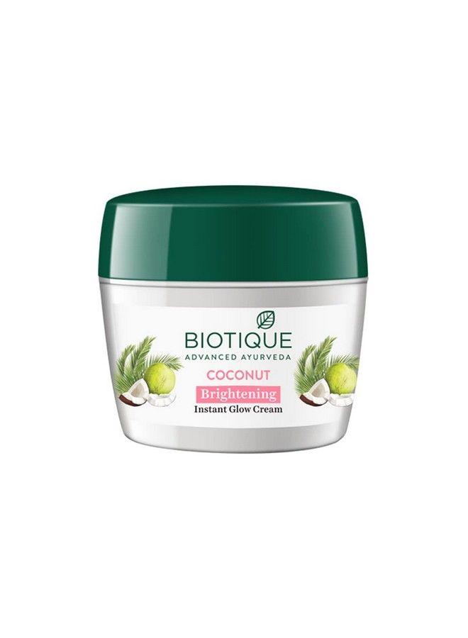 Biotique كريم تبييض وتفتيح جوز الهند الحيوي لجميع أنواع البشرة 175غ (عبوة من 2) - Image 1