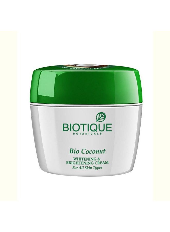 Biotique كريم تبييض وتفتيح جوز الهند الحيوي لجميع أنواع البشرة 175غ (عبوة من 2) - Image 3