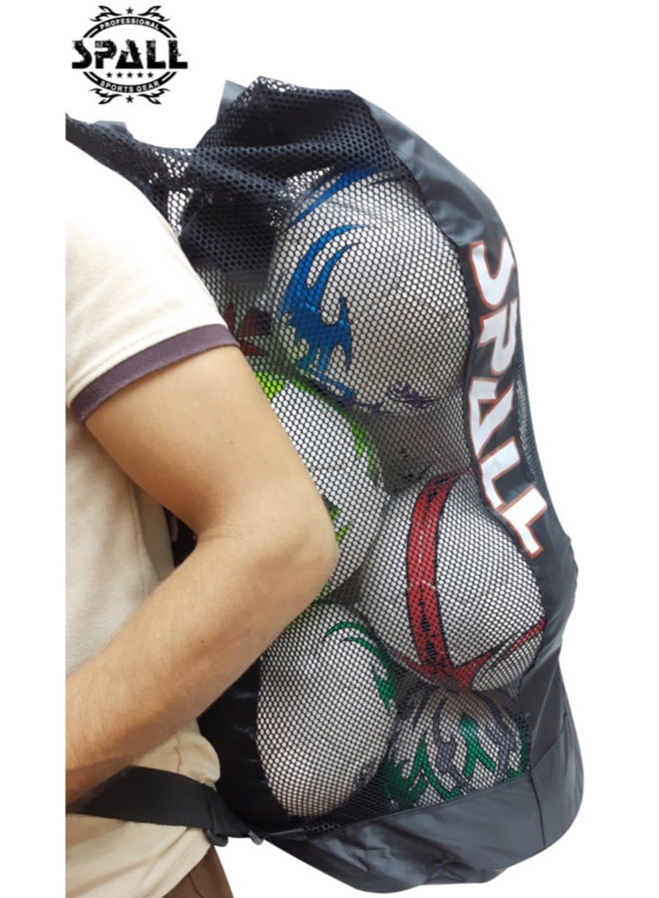 سبال حقيبة الكرة الرياضية حقيبة تخزين المعدات مع حزام كتف قابل للتعديل حقيبة كبيرة جدًا لحمل معدات الصالة الرياضية الفانيلة التي تحمل كرة السلة والكرة الطائرة والبيسبول - Image 2