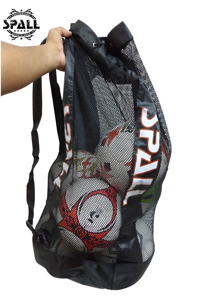 سبال حقيبة الكرة الرياضية حقيبة تخزين المعدات مع حزام كتف قابل للتعديل حقيبة كبيرة جدًا لحمل معدات الصالة الرياضية الفانيلة التي تحمل كرة السلة والكرة الطائرة والبيسبول - Image 3