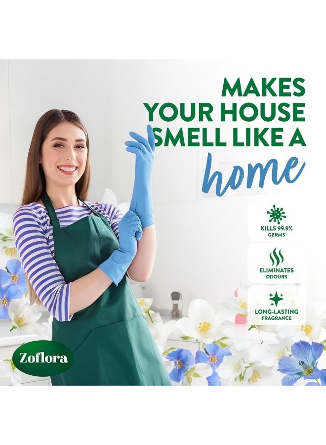 Zoflora-Multi-purpose Concentrated Disinfectant All Surface Cleaner-Floor Cleaner-Effective against bacteria & Viruses-Long Lasting Linen Fresh Fragrance-Eliminates Odour-All Day Fresh-500ml 2 packs - Image 4