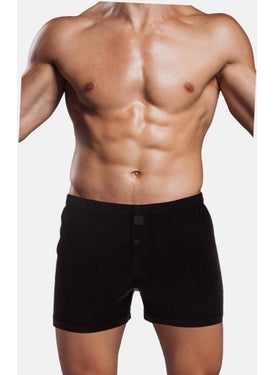The Don Black Color Jersey Combed/Knitted Boxer  - Image 1
