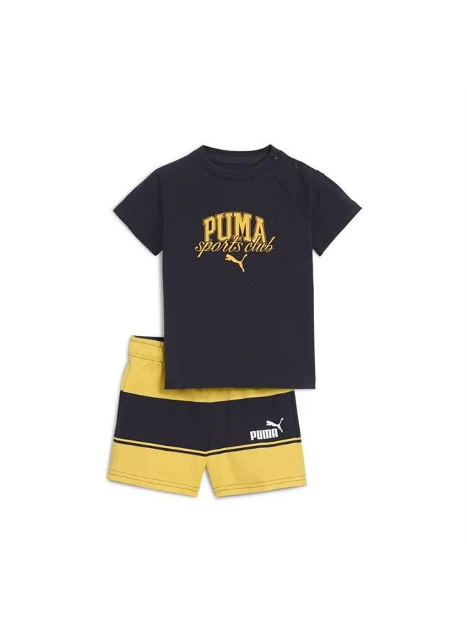 بوما Minicats PUMA CLASS Tee and Shorts Set Toddlers