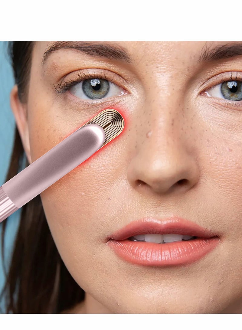 Excefore Face Skin Tightening Machine, 4-in-1 Facial Tool, Red Light Therapy for and Neck, Massager, Reduce Wrinkles, Anti-Aging Tools, 2022 Upgraded Version - Pink - Image 5