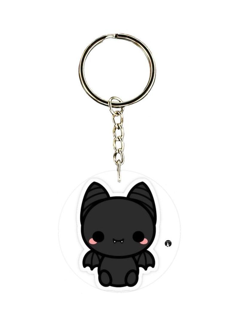 RKN Cartoon Bat Printed Keychain