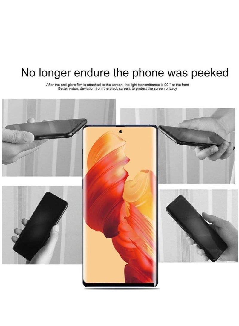 SHOPI Galaxy Note 10 Plus Privacy Screen Protector,DariusQ 9H Hardness Anti-spy Tempered Glass for Samsung Galaxy Note 10 Plus/Note 10+/Note 10 Pro,[Case Friendly][Anti Scratch][Anti-Bubble] - Image 2