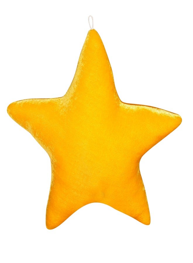 Gordon Royal Yellow Color Star Pillow - Star Shaped Decorative Pillow - Pillow for Kids - Yellow Accent Pillow - Star Nursery Throw Pillow - Image 2