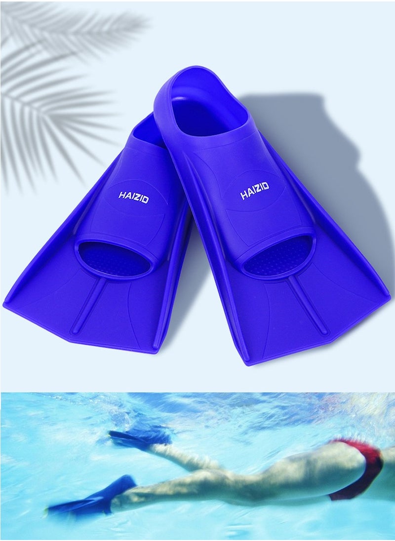 HAIZID Snorkeling Fins for Diving, Snorkeling, Scuba, Swimming, Swimming Training, Silicone Diving and Swimming Flippers Offers Stronger, Faster Kick with Greater Propulsion, for Adults Kids, Snorkeling Gear  - Image 1