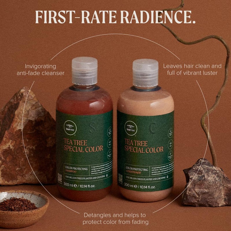 Tea Tree Tea Tree Special Color Shampoo, Gently Cleanses, Protects Hair Color, For Color-Treated Hair, 10.14 fl. oz.  - Image 3
