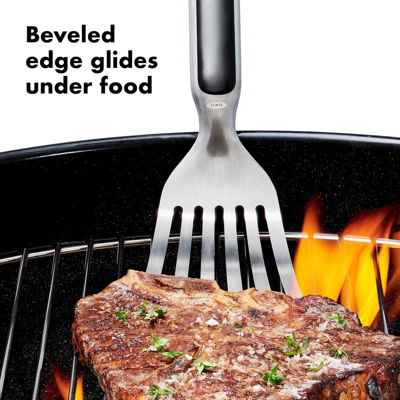 OXO Good Grips Precision Turner - Stainless Steel with Non-Slip Grip - Image 3
