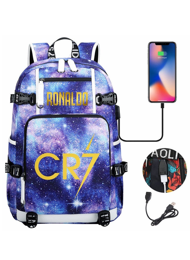 CR7 New Printed Backpack