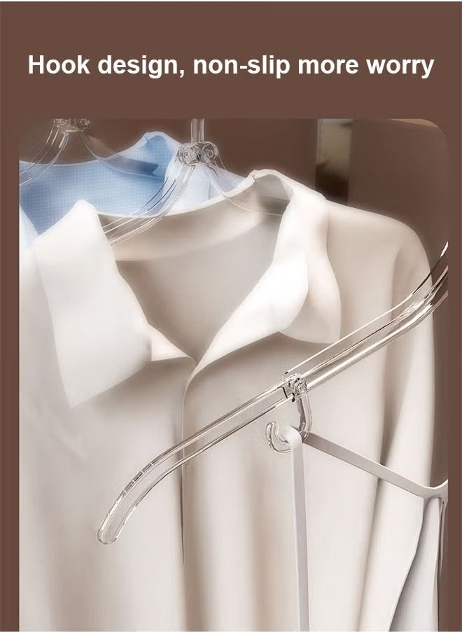 FLYROAD - 5 Pack Folding Clothes Hangers, Multi-functional Sun Hangers, Non-slip, Portable Clothes Hangers for Outdoor Travel, Business Trip Home Use - Image 1