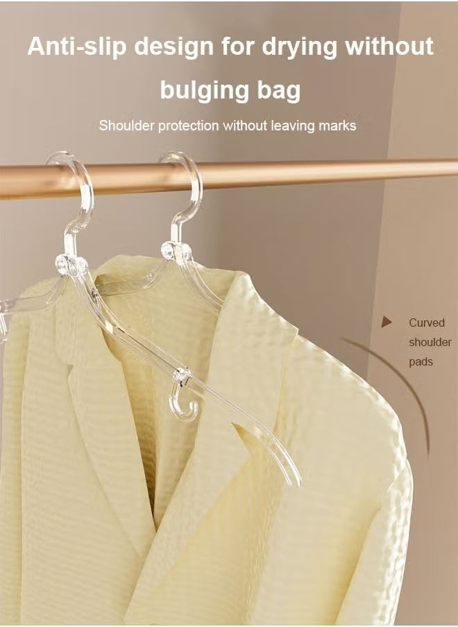 FLYROAD - 5 Pack Folding Clothes Hangers, Multi-functional Sun Hangers, Non-slip, Portable Clothes Hangers for Outdoor Travel, Business Trip Home Use - Image 1
