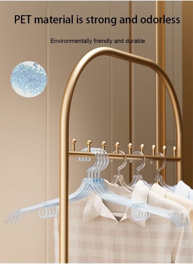 FLYROAD - 5 Pack Folding Clothes Hangers, Multi-functional Sun Hangers, Non-slip, Portable Clothes Hangers for Outdoor Travel, Business Trip Home Use - Image 1