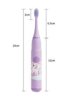 Kids Sonic Battery Powered Toothbrush With 6 Brush Heads, Unicorn, Purple - pzsku/Z0BD3C79D30D2C6C2A7D6Z/45/_/1711006894/a00e0faf-d4fa-44aa-a7a5-00f0152d5827