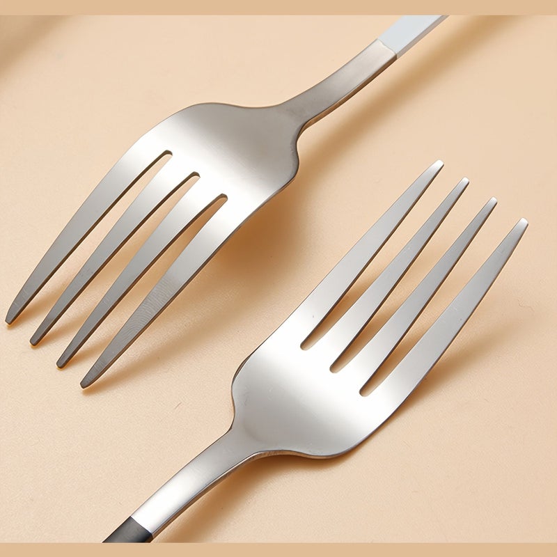 3 Pieces Portable Stainless Steel Spoon Fork And Chopsticks Set With Carry Case Silvery Green Suitable For Travel School Work Camping And Picnics Reusable And Dishwasher Safe - Image 5