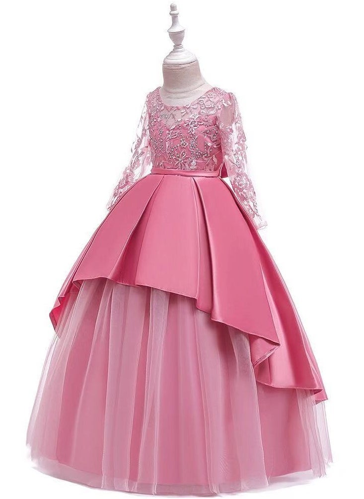 Best Gift Fashion - Girl Dress For Party Pink Color - Image 1