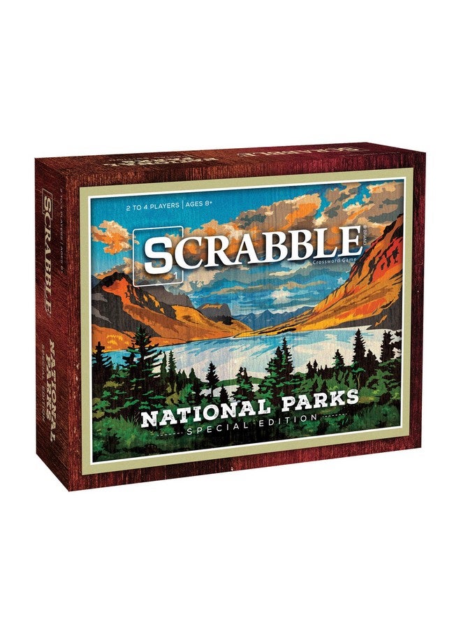 USAopoly يو إس إيه أوبولي سكربل: الحدائق الوطنية | للأعمار 8+ | 2-4 لاعبين | مجموعة واحدة، بني - Image 1