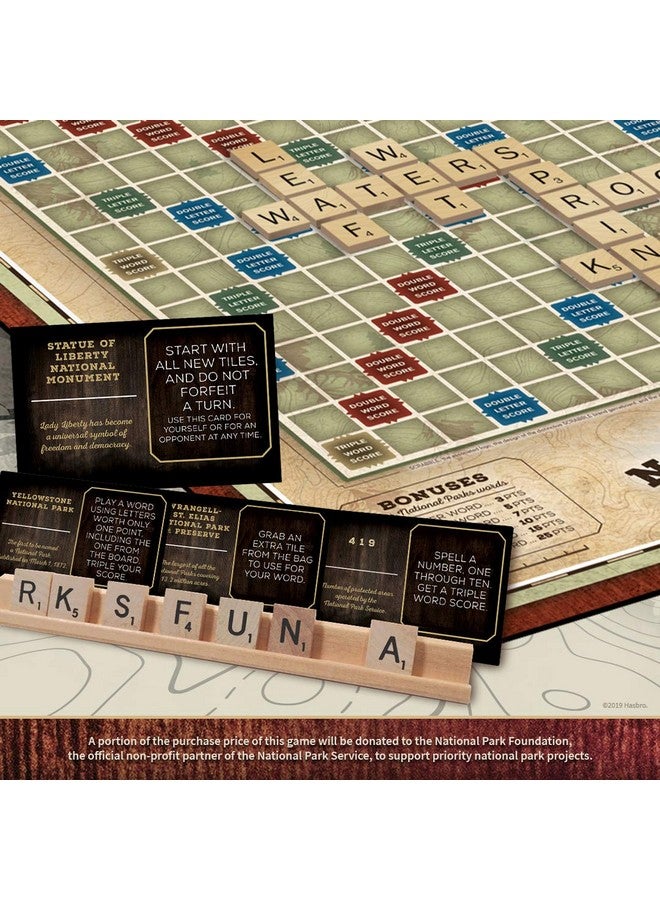 USAopoly يو إس إيه أوبولي سكربل: الحدائق الوطنية | للأعمار 8+ | 2-4 لاعبين | مجموعة واحدة، بني - Image 5