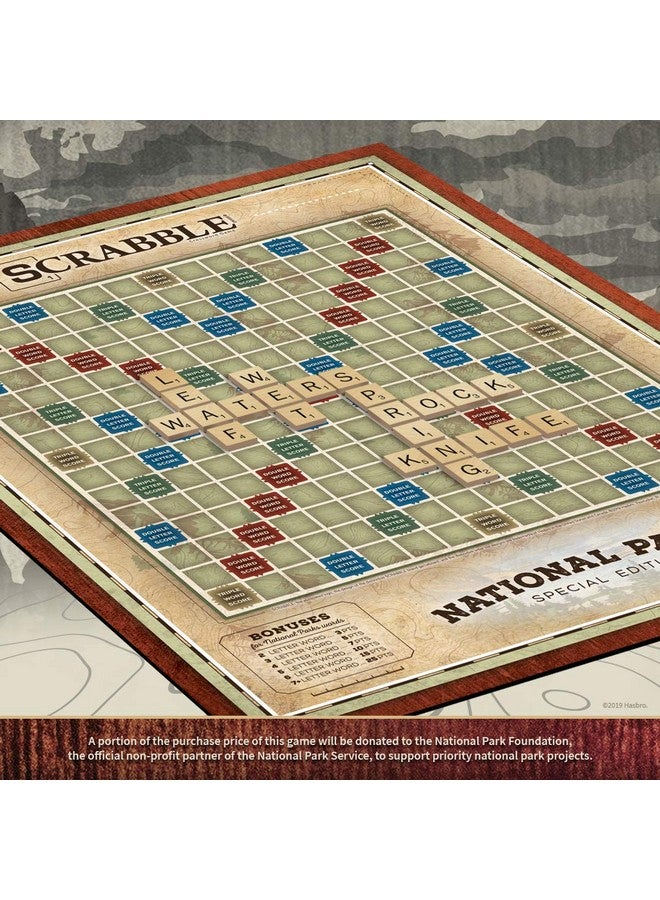 USAopoly يو إس إيه أوبولي سكربل: الحدائق الوطنية | للأعمار 8+ | 2-4 لاعبين | مجموعة واحدة، بني - Image 4