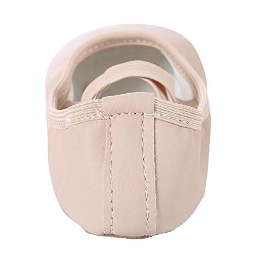 Dynadans Soft Leather Ballet Shoes/Ballet Slippers/Dance Shoes for Girls and Boys (Toddler/Little/Big Kid/Women)-Nude-2M Little Kid - Image 3