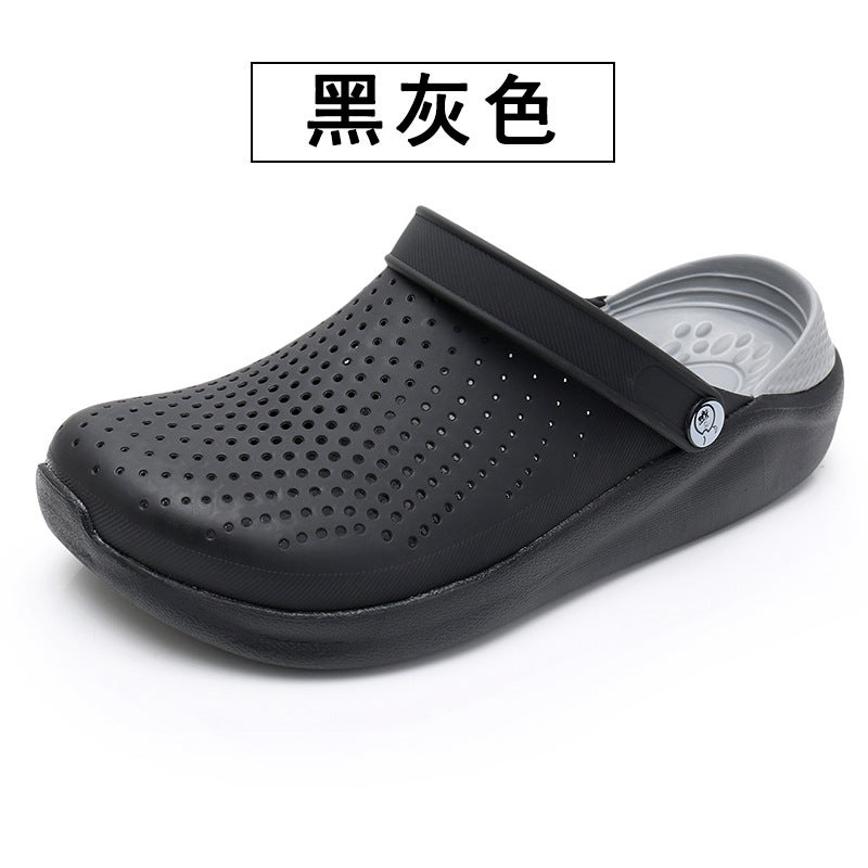 صنادل كروجر كروكس للرجال لايت رايد غير قابلة للانزلاق ناعمة القاعدة قابلة للتنفس صنادل باوتو للزوجين لصيف 2023 - Image 1