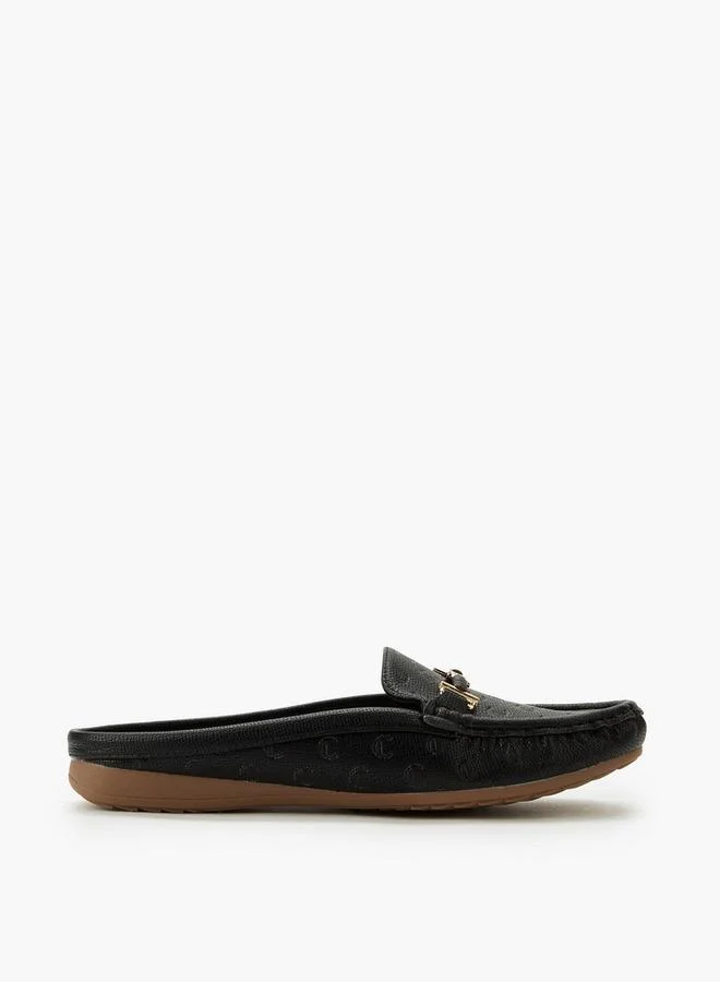 Le Confort Women Monogram Embossed Mules